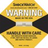 Indicateur de choc ShockWatch Label 25g, jaune
