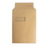 Enveloppe avec fenêtre B4, brun, fenêtre à gauche