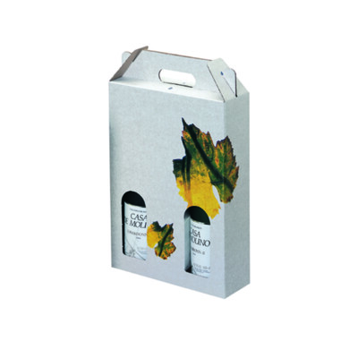Trageverpackung mit Rebblattdekor - Premium