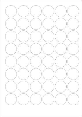 World Series Labels White permanent