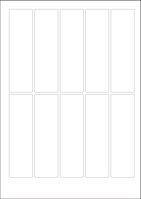 World Series Labels White permanent
