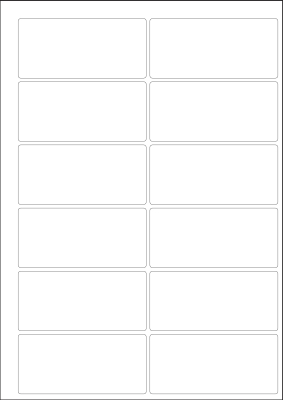 World Series Labels White permanent