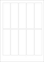 World Series Labels White permanent