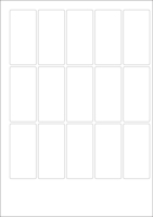 World Series Labels White permanent