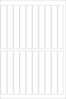 World Series Labels White permanent