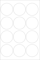 World Series Labels White permanent
