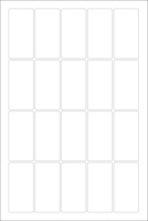 World Series Labels White permanent