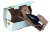 Cartons pour bouteilles de vin, motif feuille de vigne - Premium