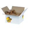 Cartons pour bouteilles de vin, motif feuille de vigne - Premium