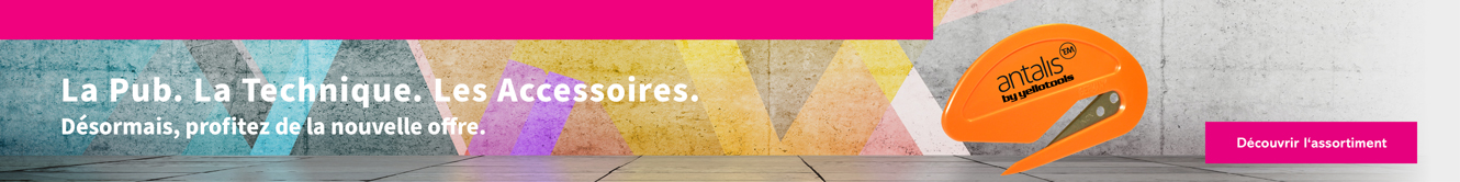 Accessoires pour la communication visuelle