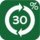 30% RECYCLING