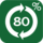 80% RECYCLING