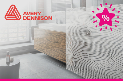 Exklusiv für Neukunden: 30% Rabatt auf ausgewählte Avery Glasdekor Folien!